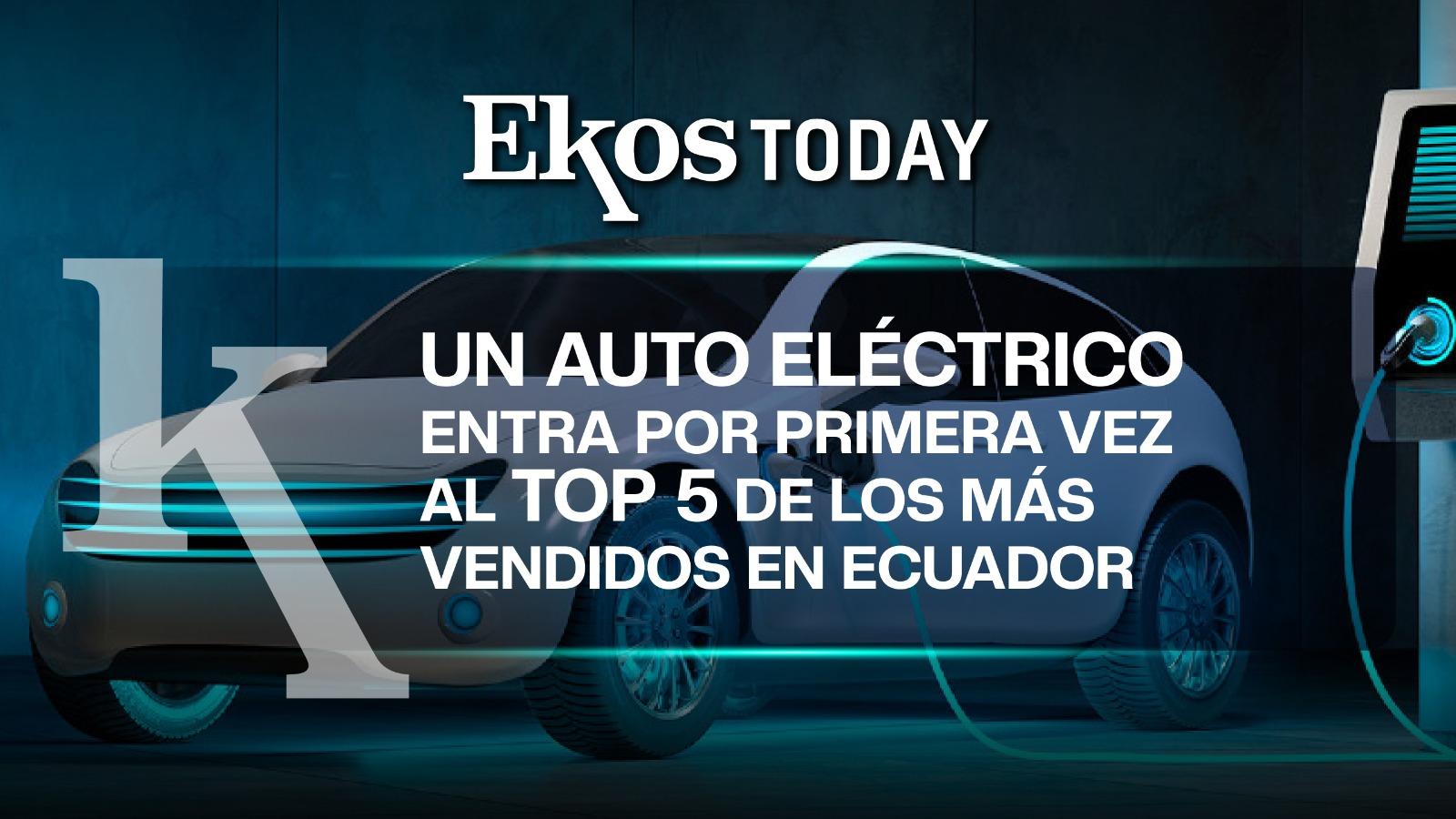 Un auto eléctrico entra por primera vez al top 5 de ventas en Ecuador