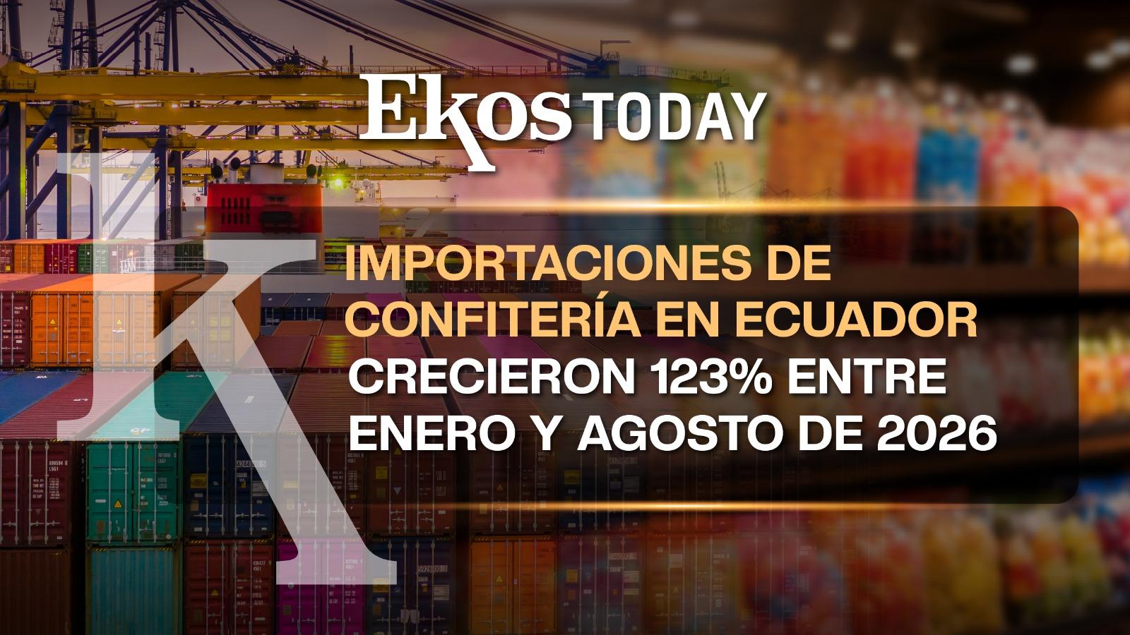 Las importaciones de confitería crecen 123% en Ecuador hasta agosto, 4 meses antes de Navidad