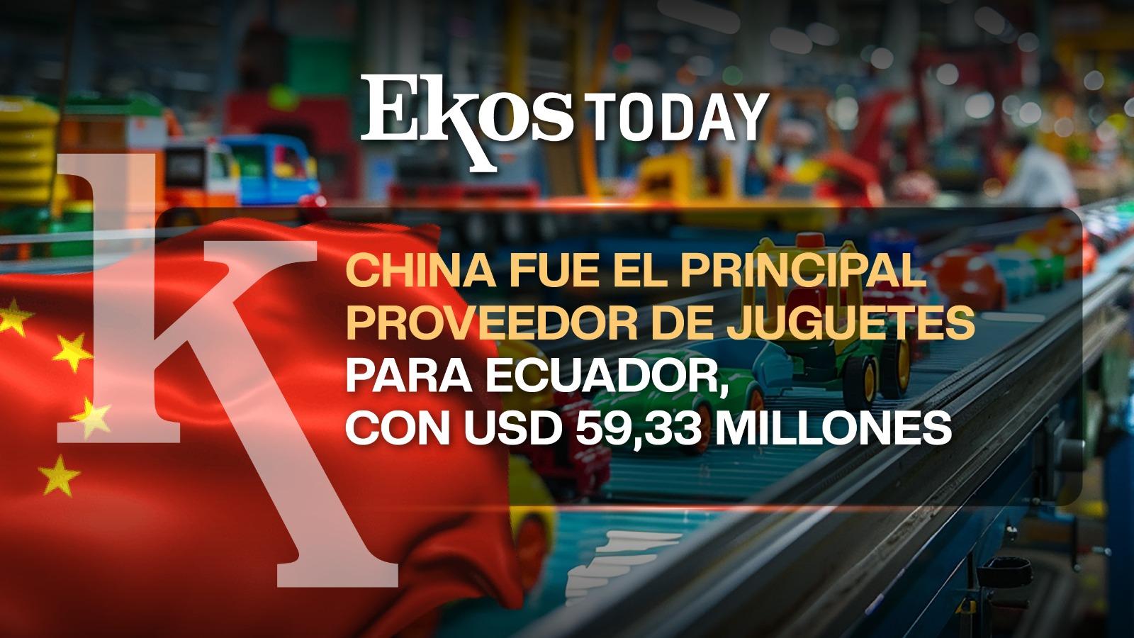 China concentra la mayor parte de las importaciones de juguetes de Ecuador